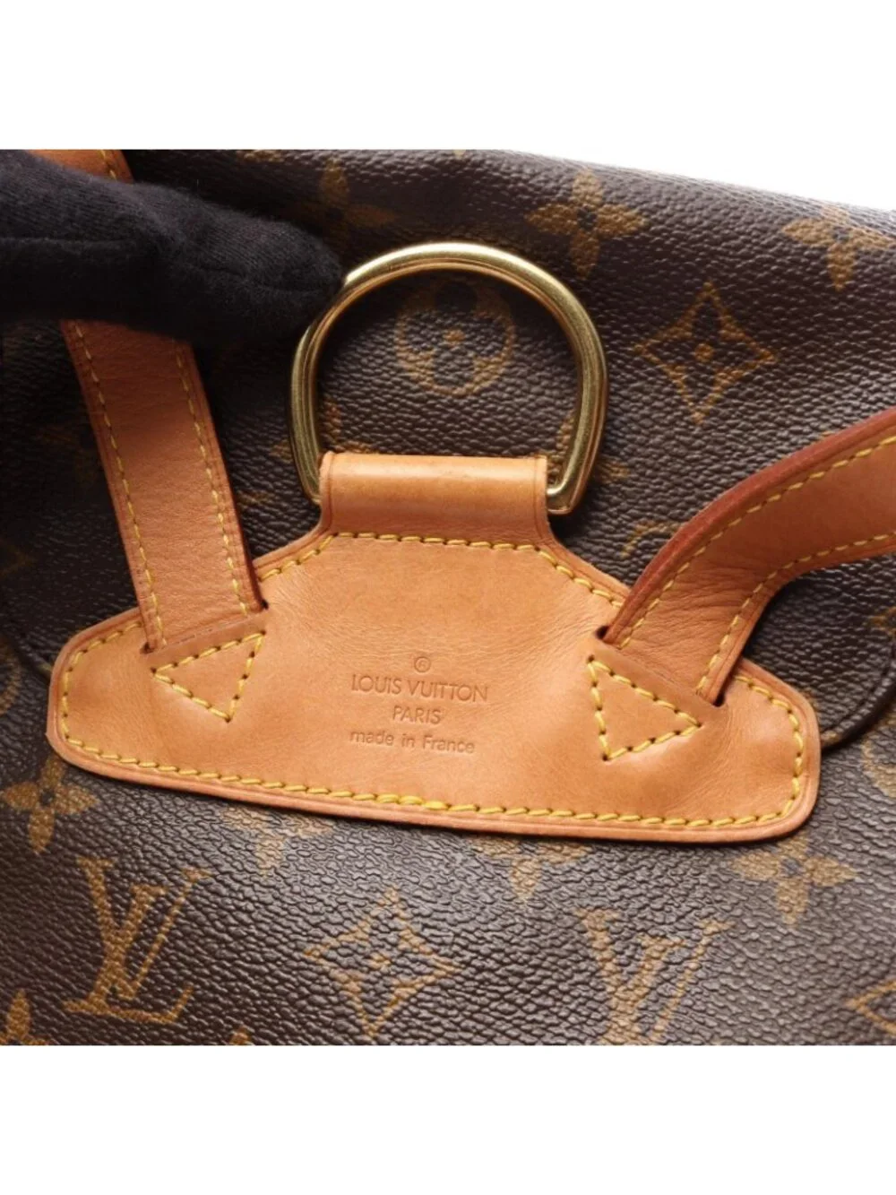 Louis Vuitton Backpack Montsouris MM Canvas Leather